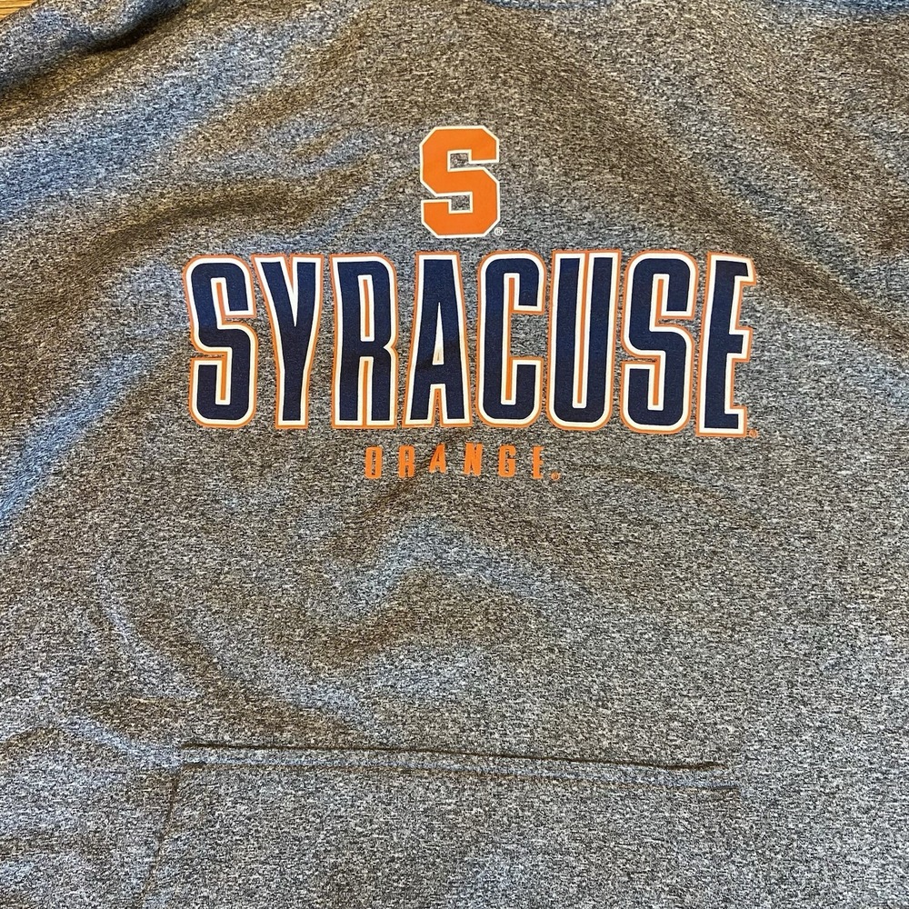 Champion Syracuse Orangemen Hoodie Sweatshirt Collegiate NCAA Dark Grey‎ Size L - Picture 10 of 10